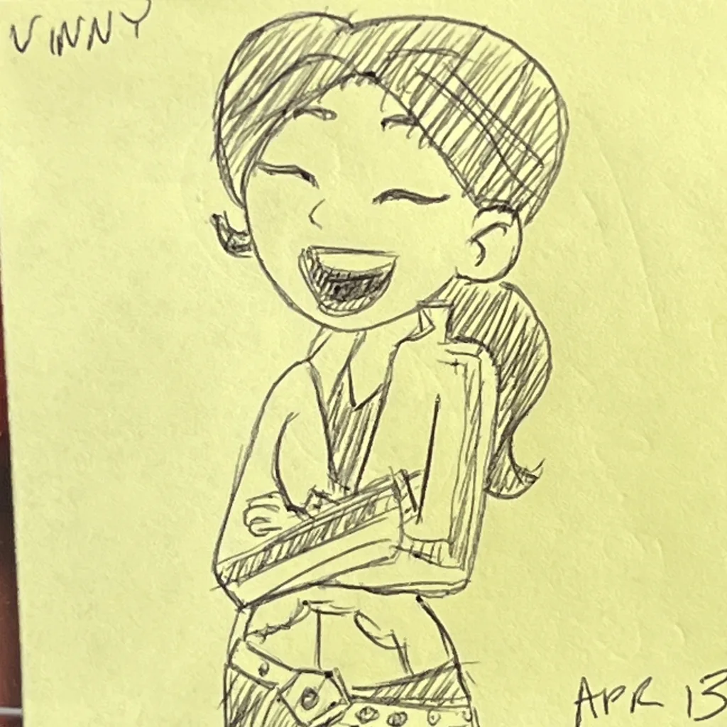 Laughing Ponytail Girl