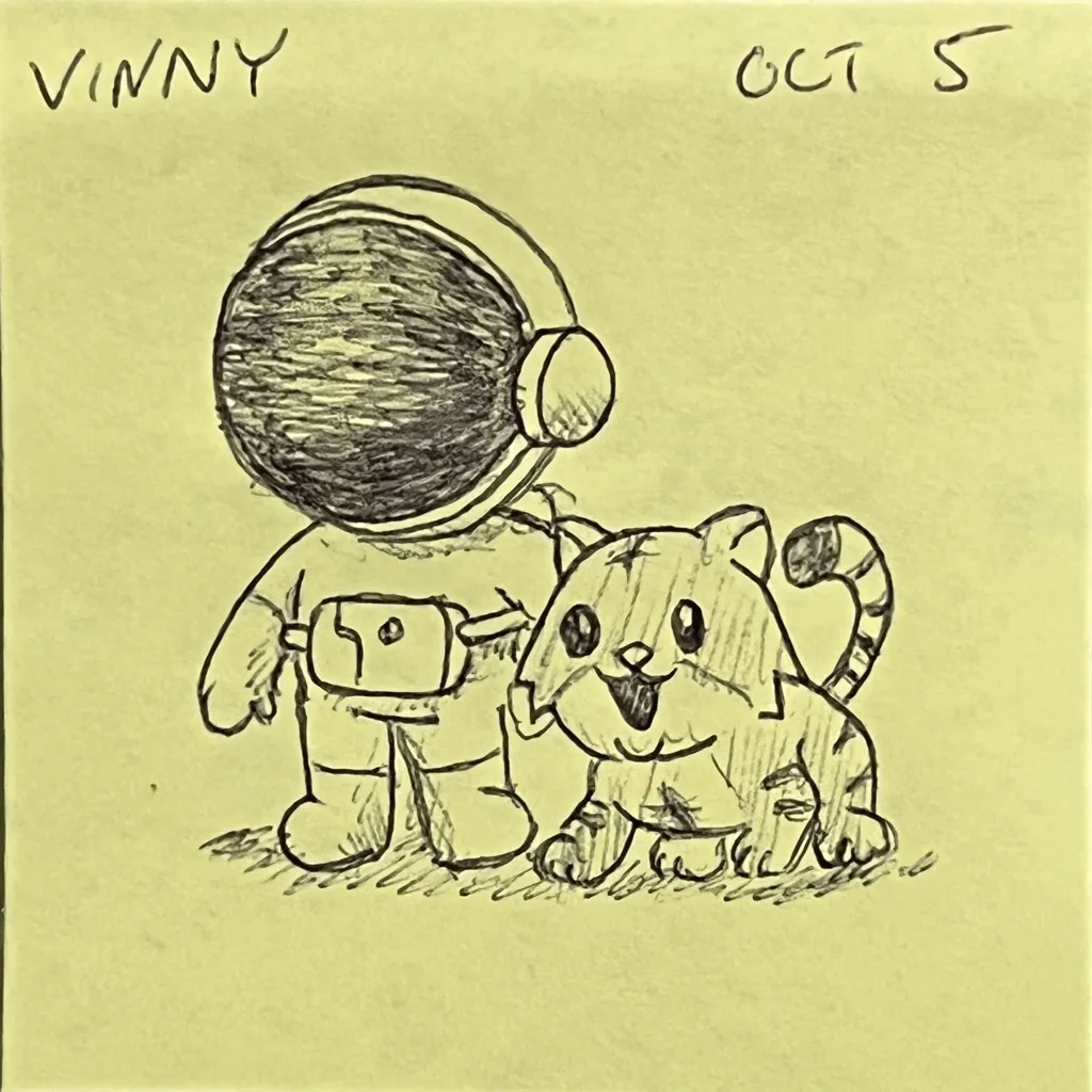 Astronaut And Kitten