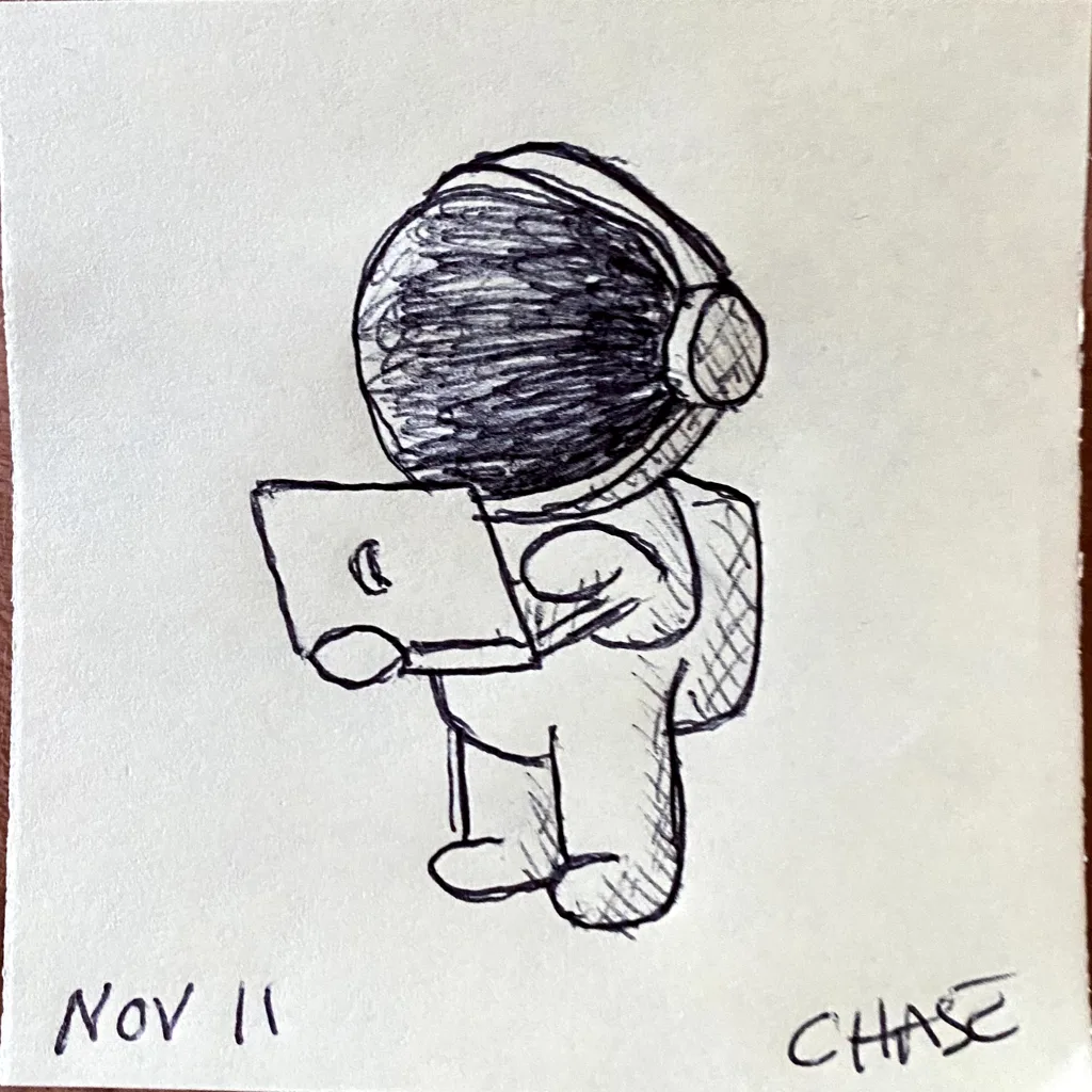 Laptop Astronaut