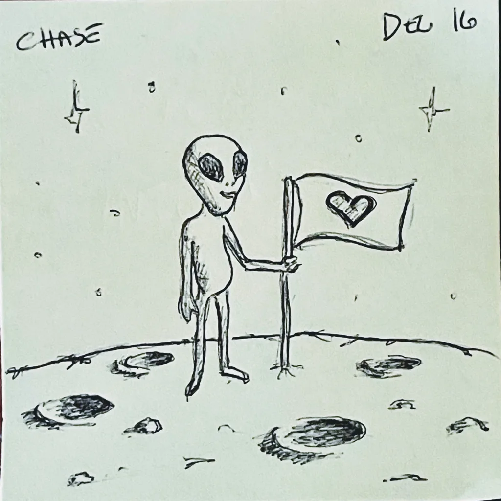 Alien Heart Flag