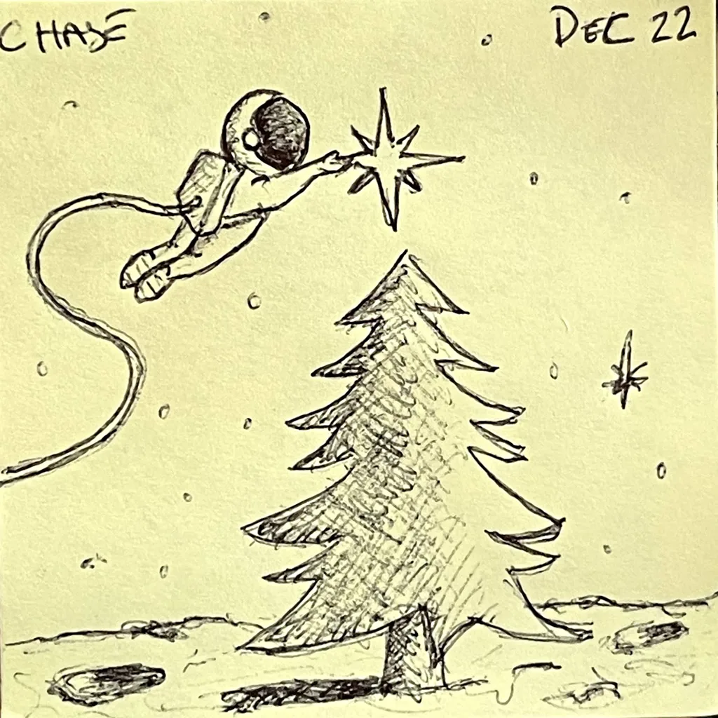 Christmas Star Astronaut