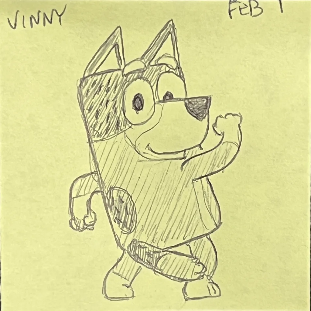 Dancing Bluey