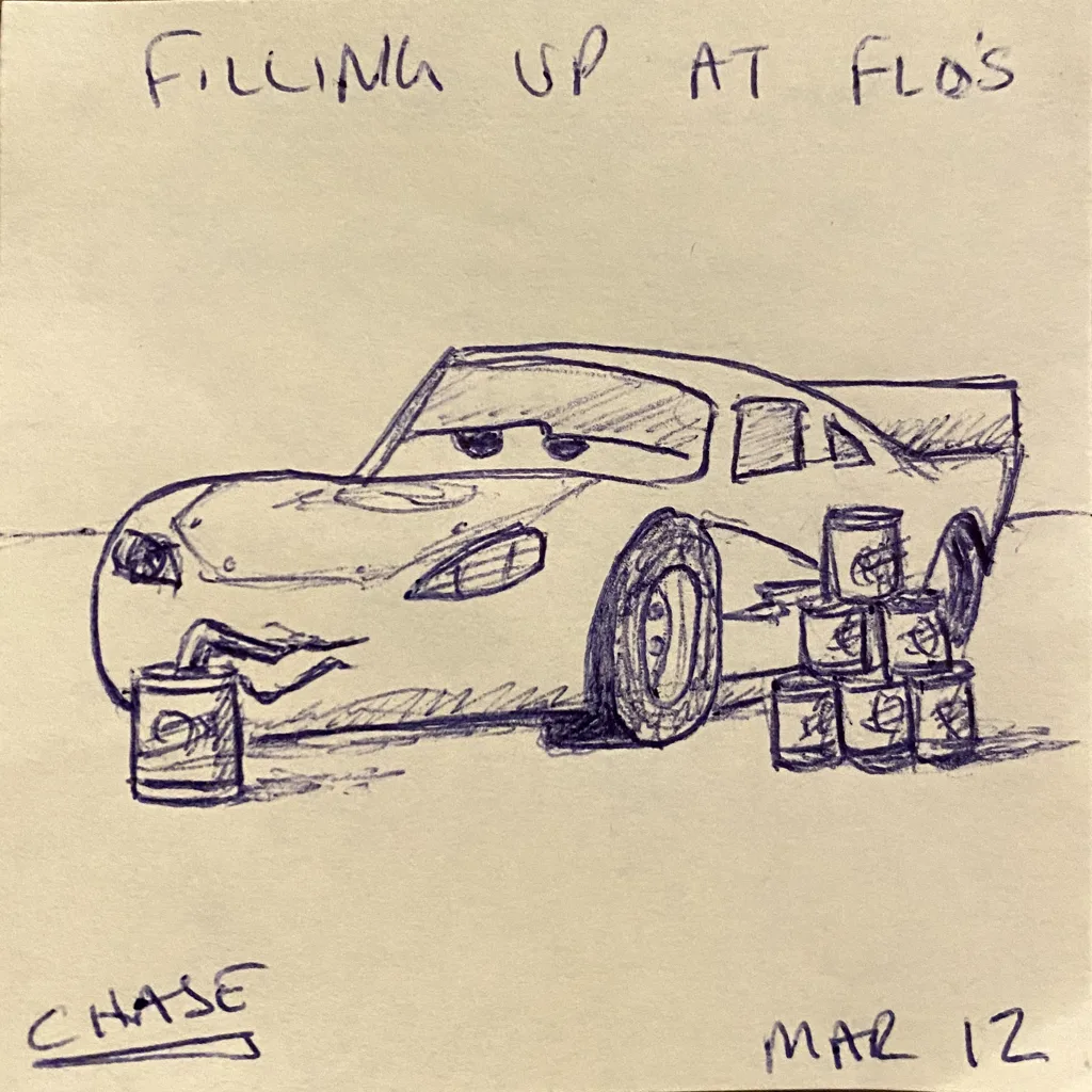 Filling Up At Flo's