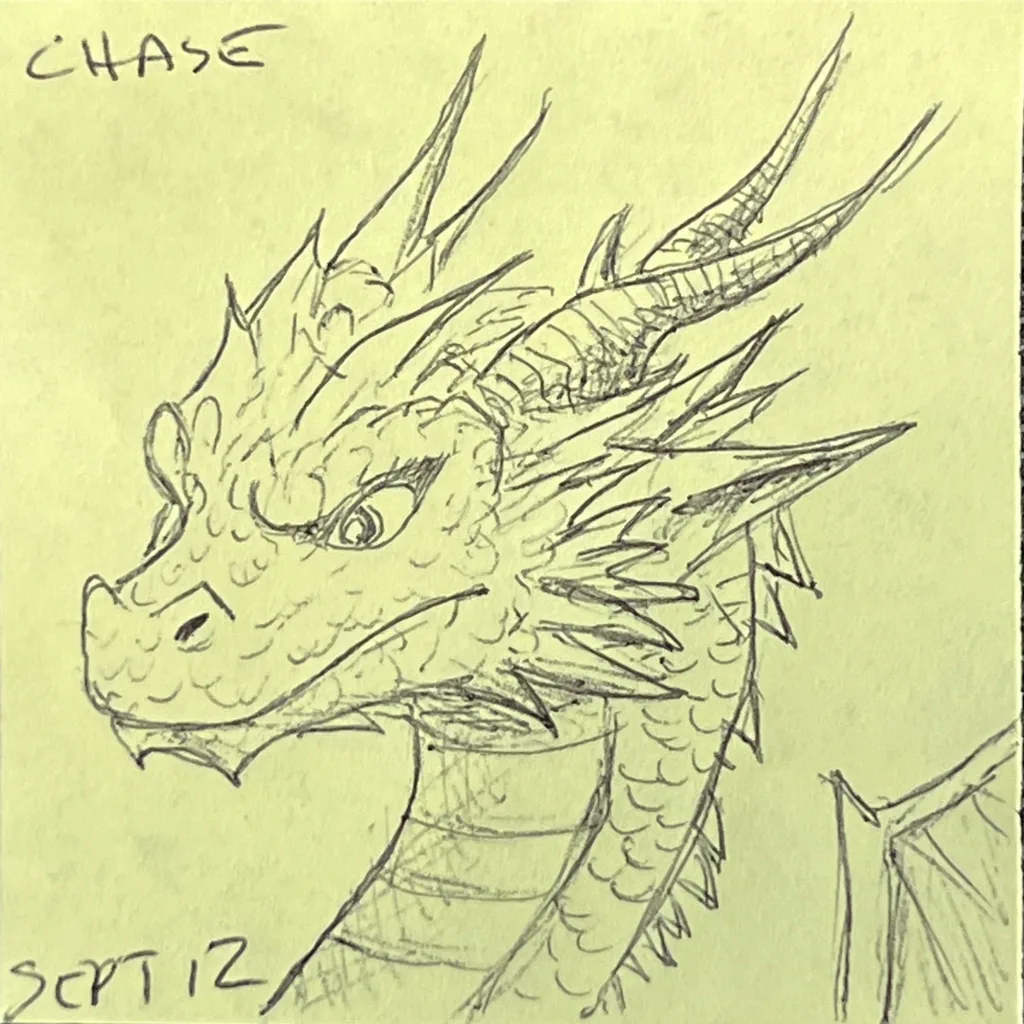 Spiky Dragon Portrait