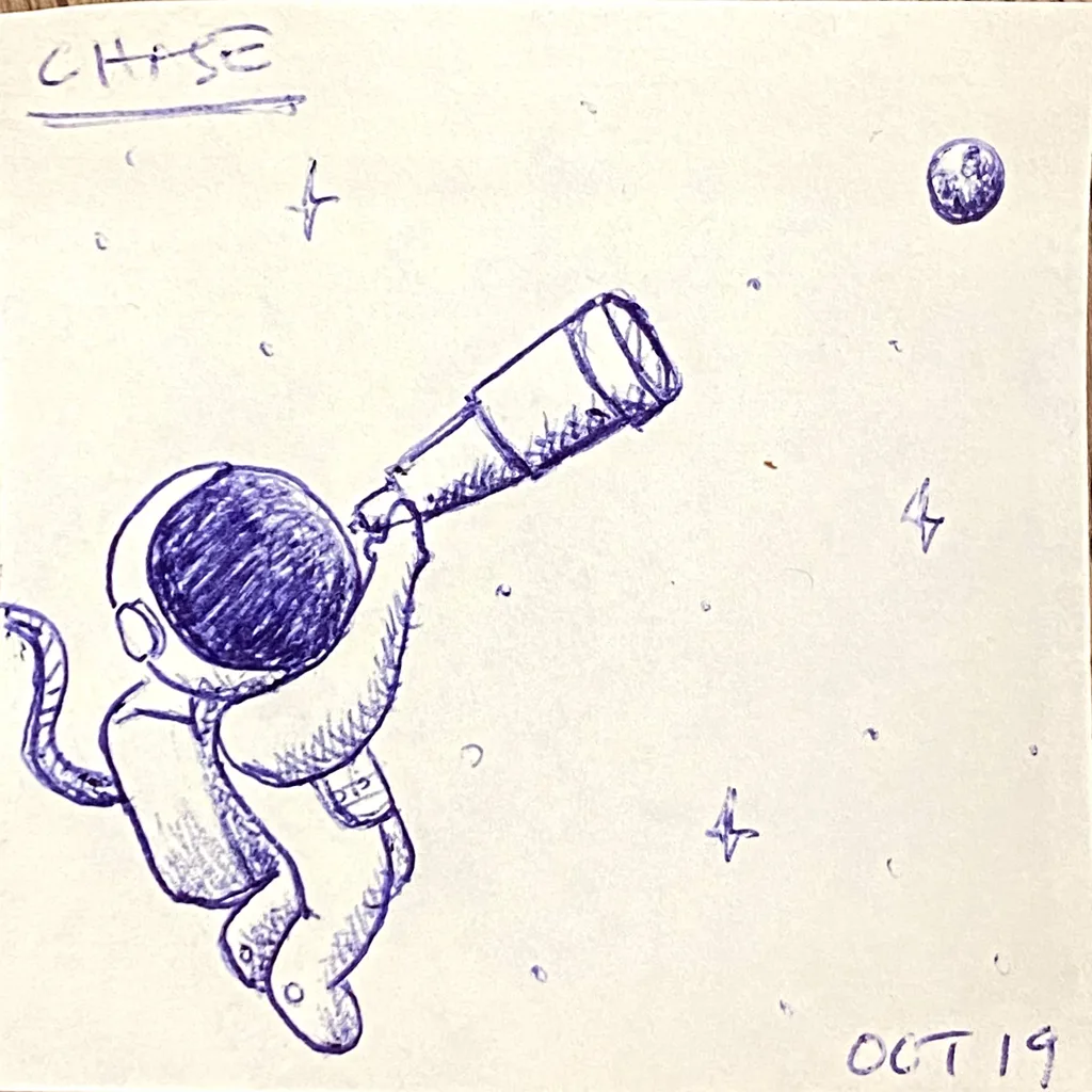 Telescope Astronaut