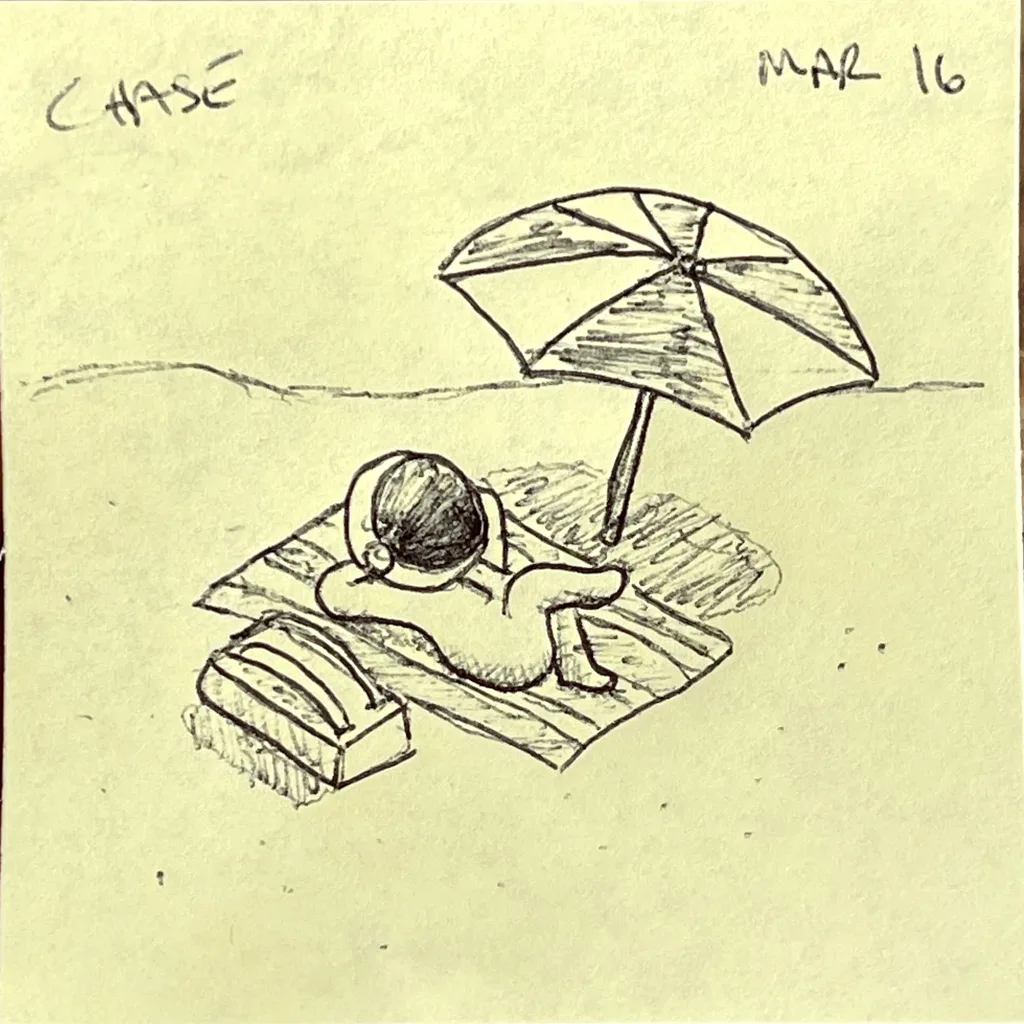 Beach Umbrella Snooze