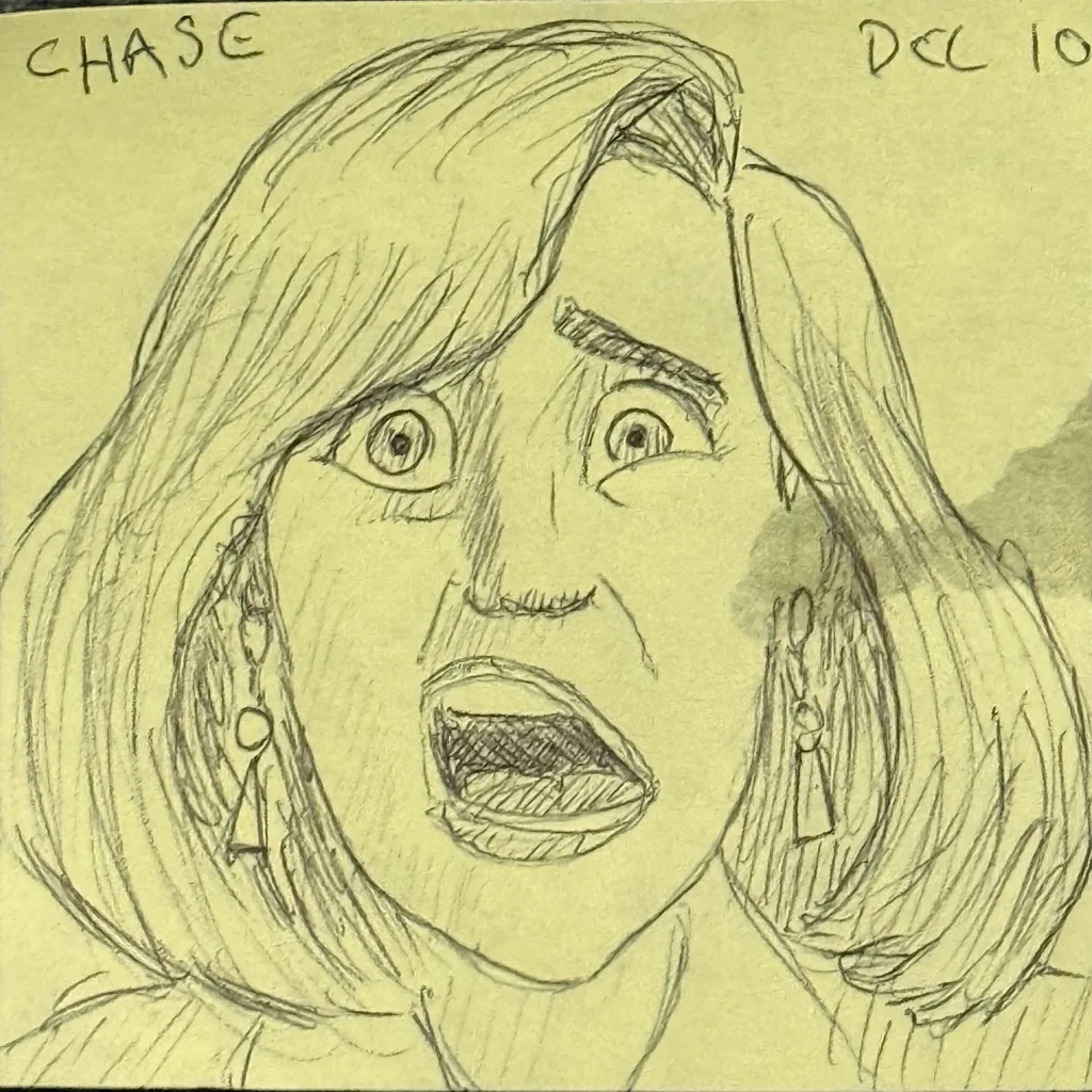Startled Lady