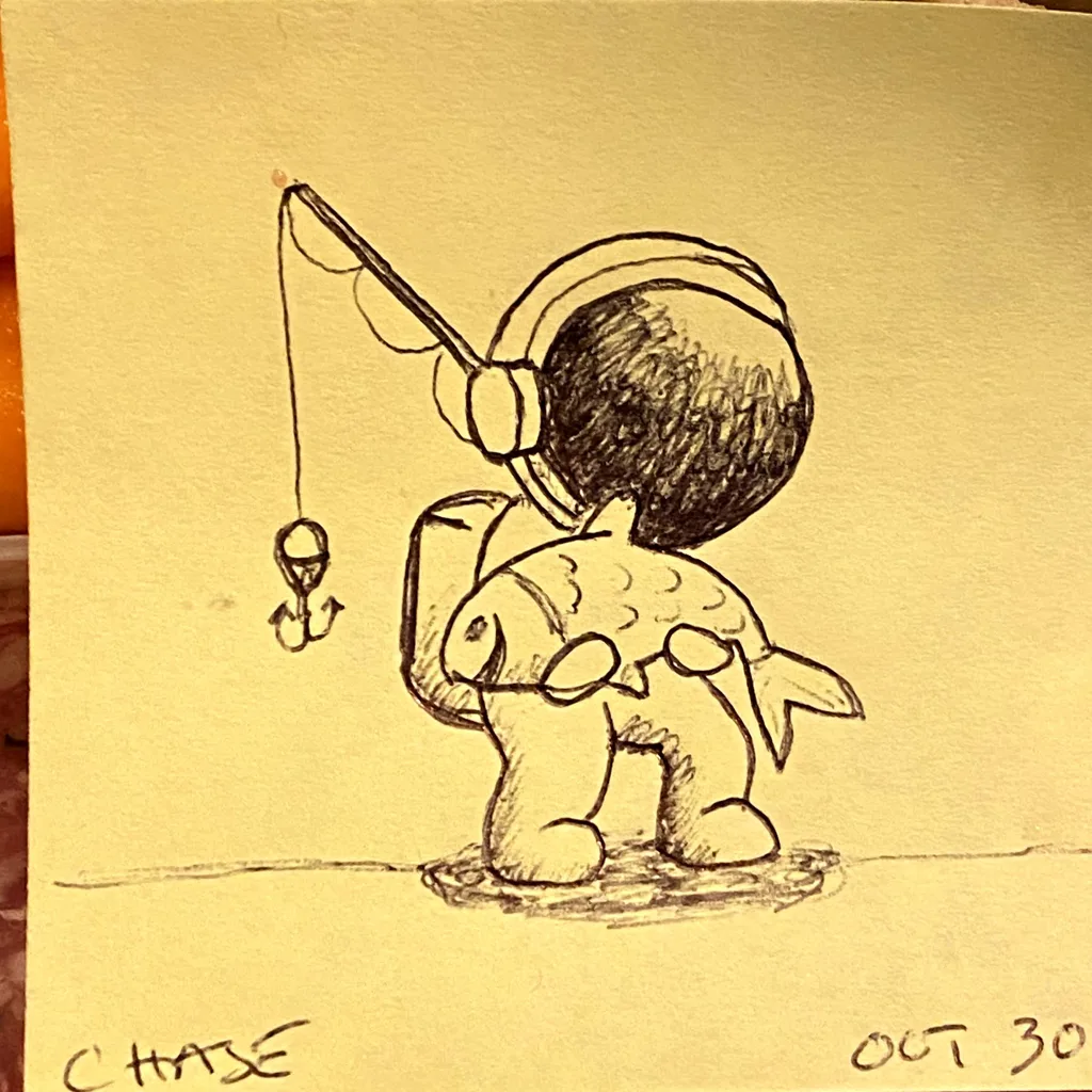Fishing Astronaut