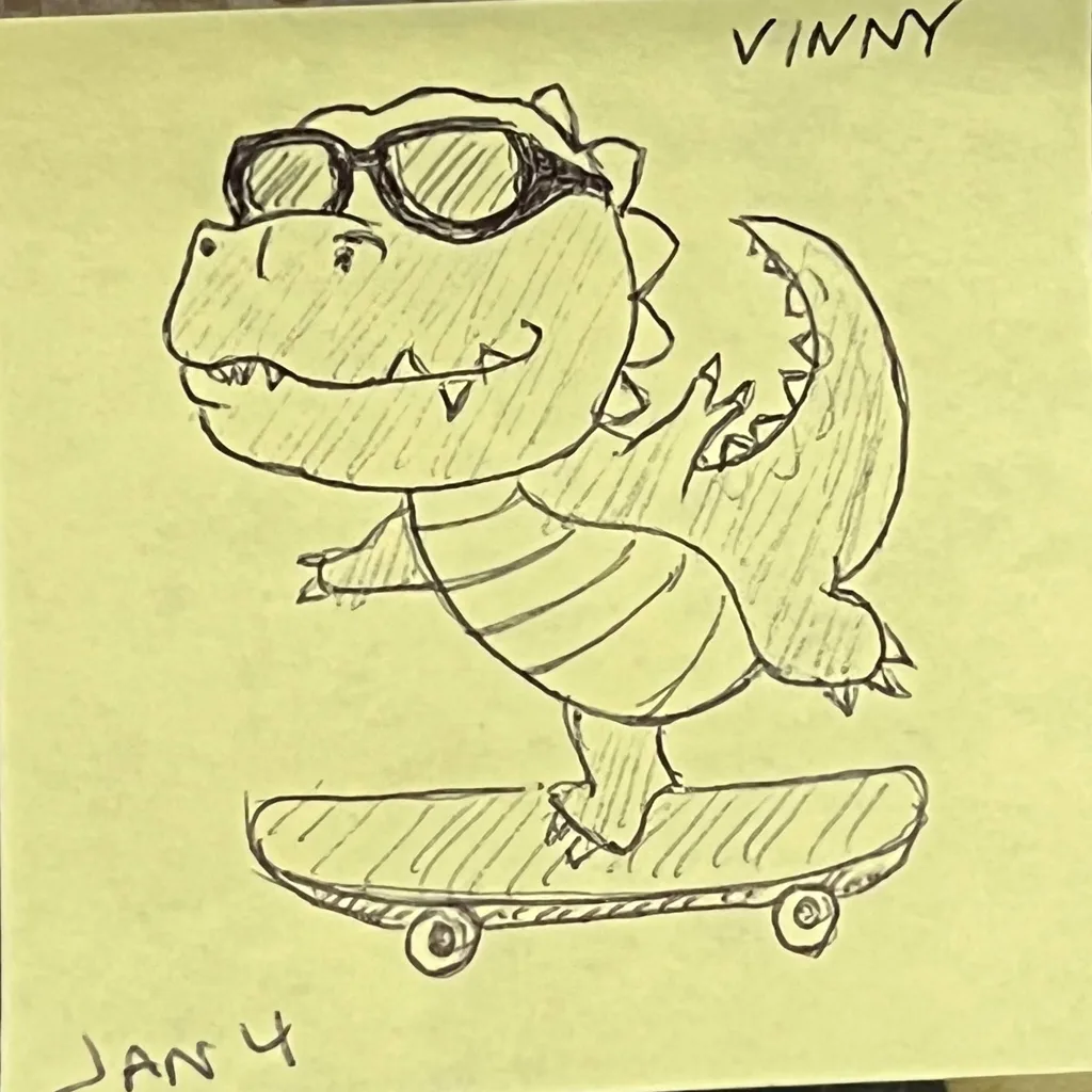 Skater Dino