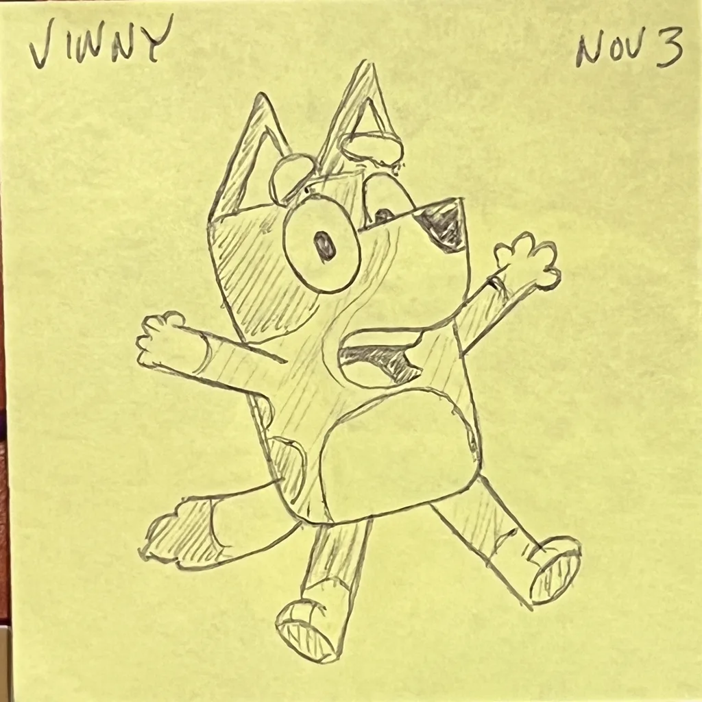 Dancing Bluey
