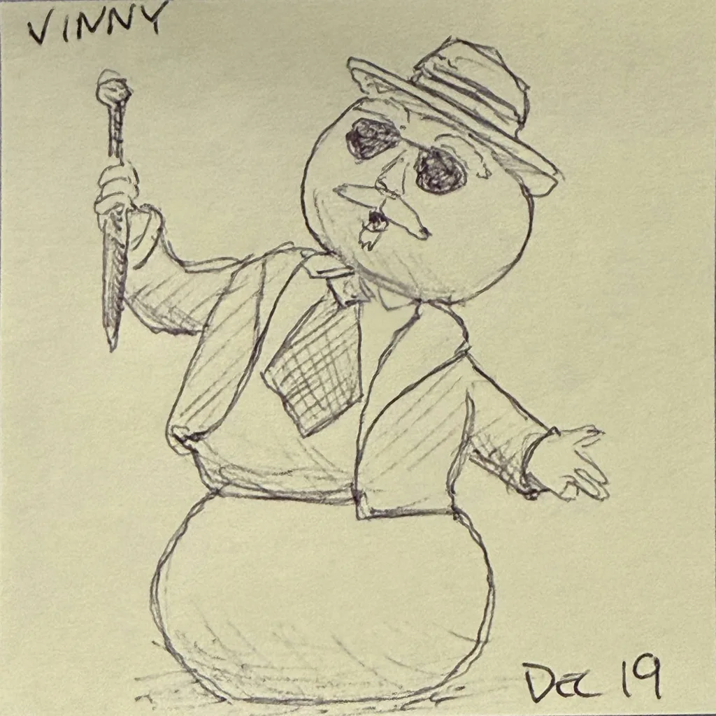 Mobster Snowman